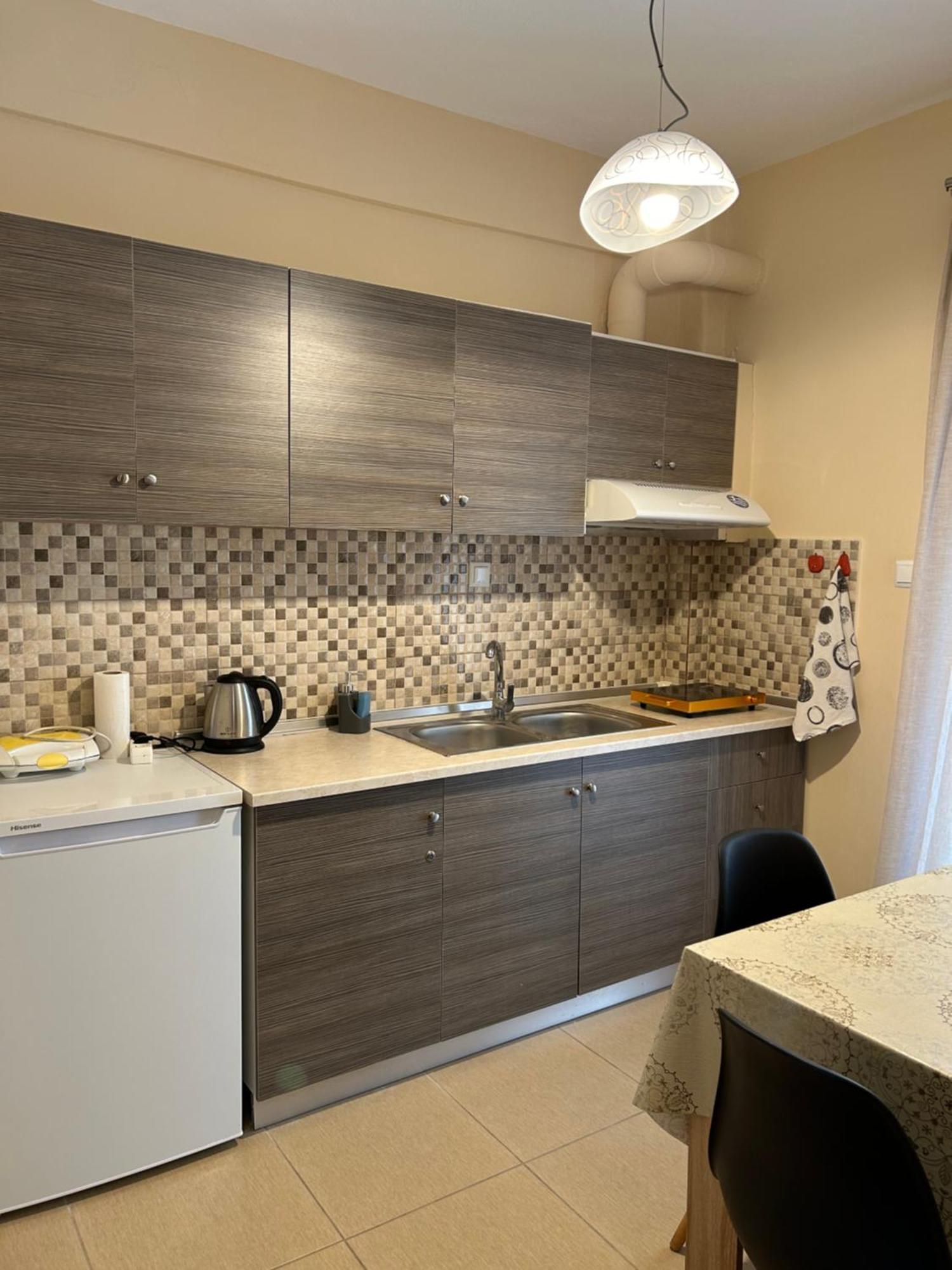 E & F Sea View Flat Appartement Néa Péramos Buitenkant foto